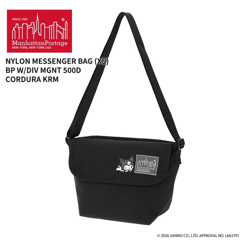 マンハッタンポーテージ クロミ メッセンジャーバッグ 斜めがけ Manhattan Portage サンリオコラボ MP1603BPDMGNT500KRM