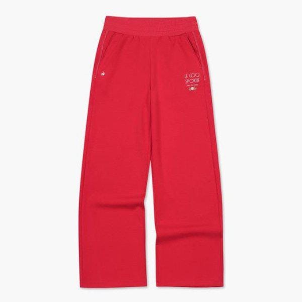 パンツ NQJ QP322OFP71-RED 女性用ダブルテンション ストレートパンツ / RED