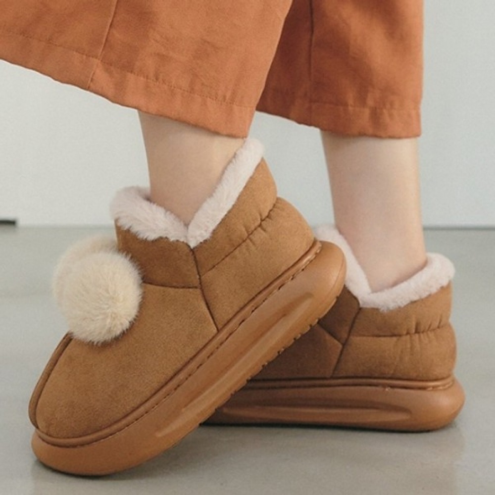 (Ninaspari) ドロップアンクルファーブーツ