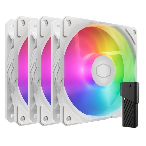 MFX-B2DW-253P2-R2 ホワイト SickleFlow PCケースファン (3個パック)