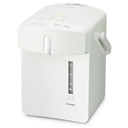 アイリスオーヤマ 電気ポット ジャーポット メカ式2.2L IMHD-122-W ホワイト