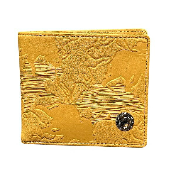 ハンティングワールド レガーロ 312RGL 2つ折り財布 ユニセックス 【中古】