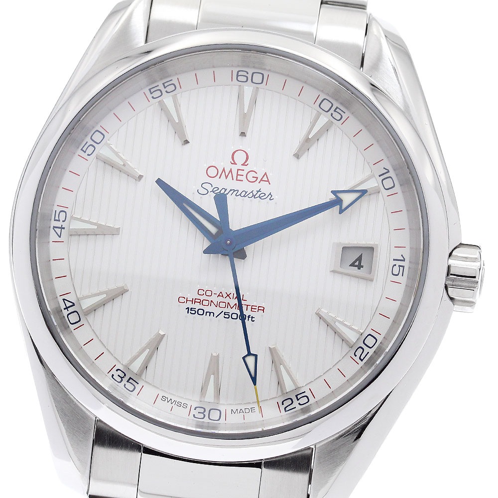 オメガ OMEGA 231.10.42.21.02.002 シーマスター アクアテラ コーアクシャル キャプテンズウォッチ 自動巻き メンズ 良品 保証書付_899082【中古】