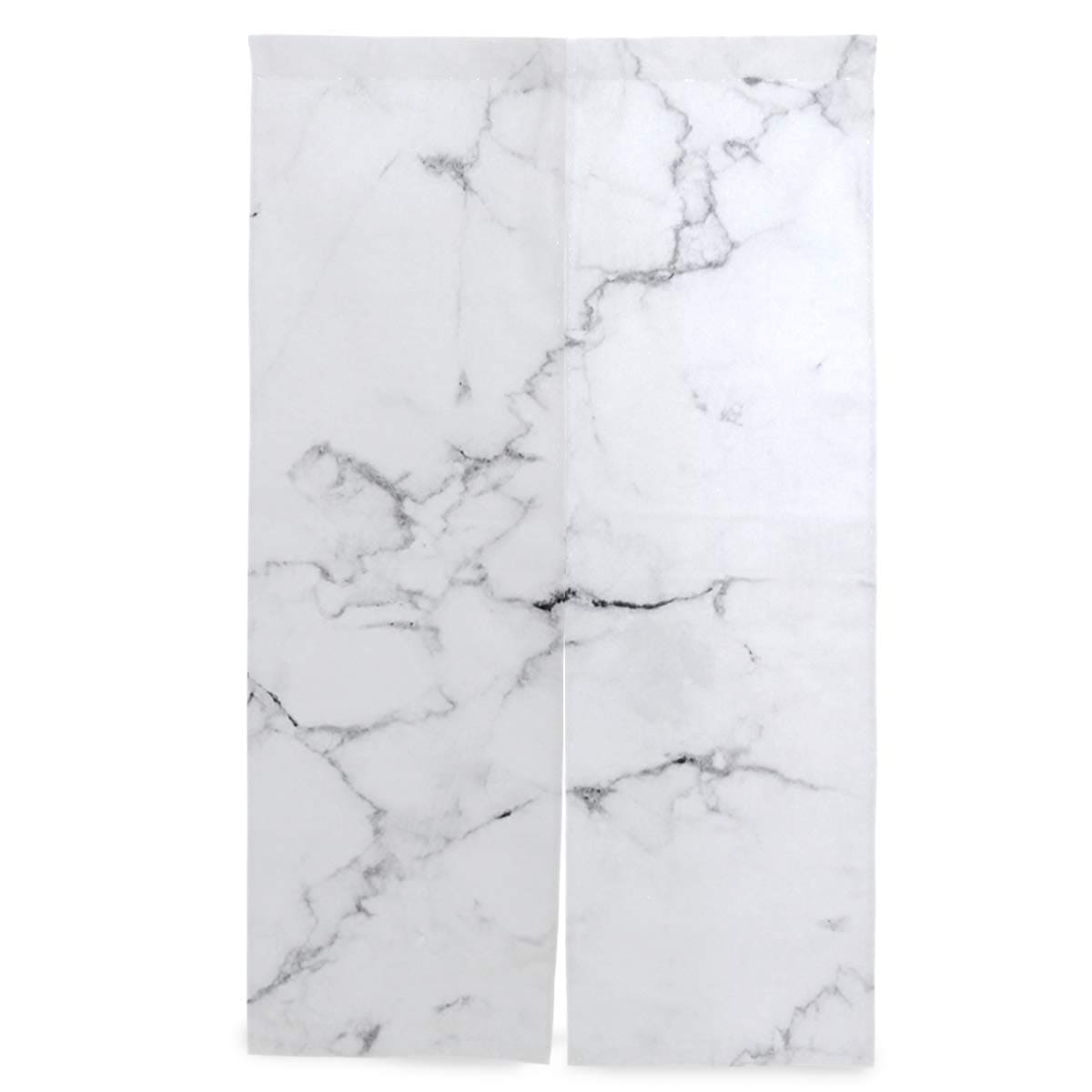 大理石 白 風 暖簾 居酒屋 カーテン おしゃれ 間仕切り 遮光 目隠し ロング 断熱 つっぱり棒 母の日-0009439