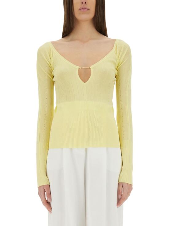 JACQUEMUS Women Tops 251KN357 2424210 Yellow