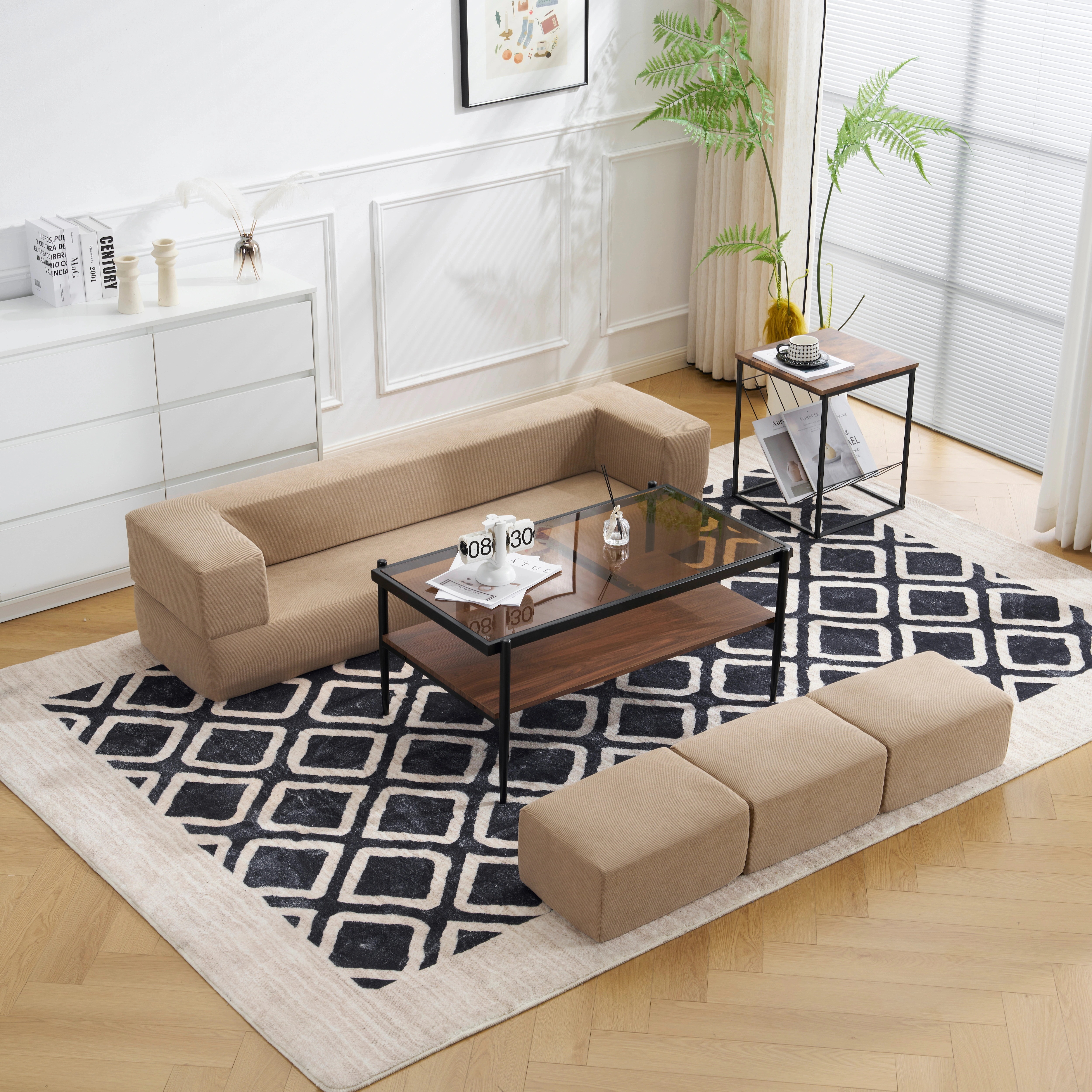 【国内発送Ｍ】379ソファベッド 最大5人掛け 5P 組立て不要 フロアソファ コンパクト ローソファ こたつ用 ソファー 1人暮らし マルチに使える 座椅子 1人掛け 2人掛け 完成品 運びに便利だ