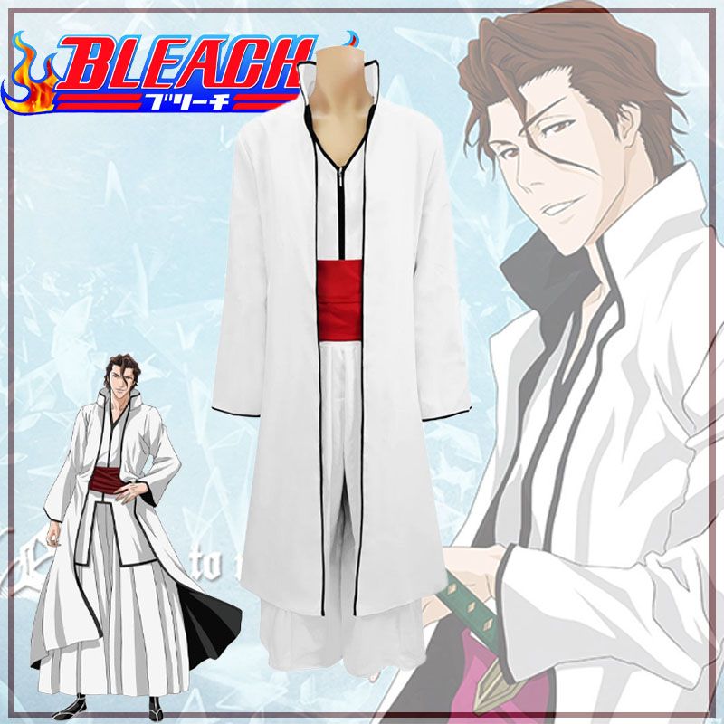 王・界 死神コススーツ キャプテン藍染惣右介 Bleach ウインドブレーカー 2dコスプレ