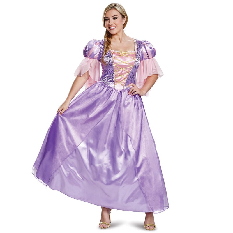 コスプレ 仮装 ラプンツェルデラックス 大人用 XL (クラシック コレクション) 【 コスプレ 衣装 ハロウィン 仮装 コスチューム 大きいサイズ ディズニープリンセス グッズ ドレス レディース