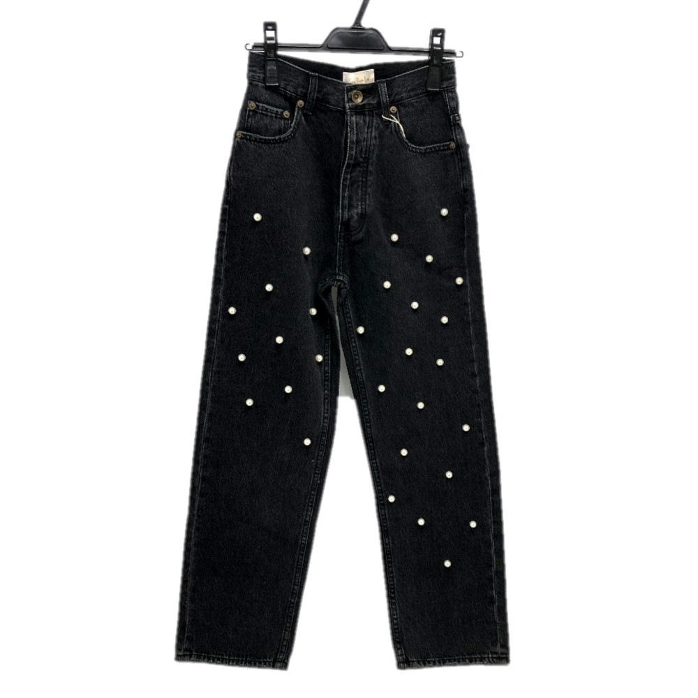 searoomlynn×babykiyコラボ　デニム　ウォッシュブラック23 searoomlynn×babykiyコラボデニム ウォッシュブラック23 - メルカリ