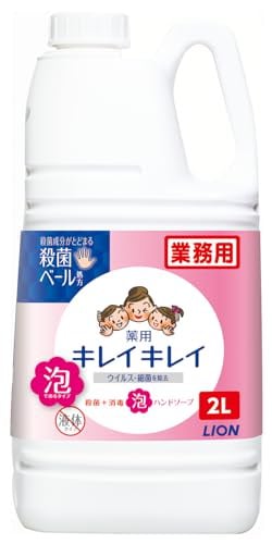 【業務用 大容量】 薬用 泡ハンドソープ 液体 単品 詰替え用 2リットル (x 1)