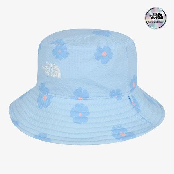 [キッズ公式] NE3HS02R キッズ リバーシブル バケットハット LIGHT BLUE