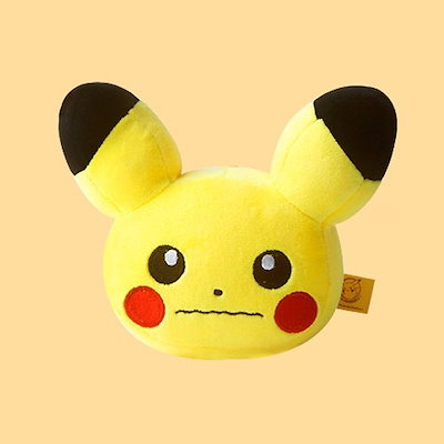 未使用品　ピカチュウ顔ラグ 約90cm 楽天市場】ポケモン ぬいぐるみ Mサイズ ピカチュウ PP16