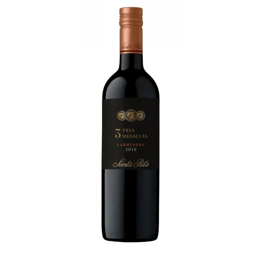 サンタリタ「スリーメダルズ」カルメネール 750ml 12本 [チリ/赤ワイン/ミディアムボディ]