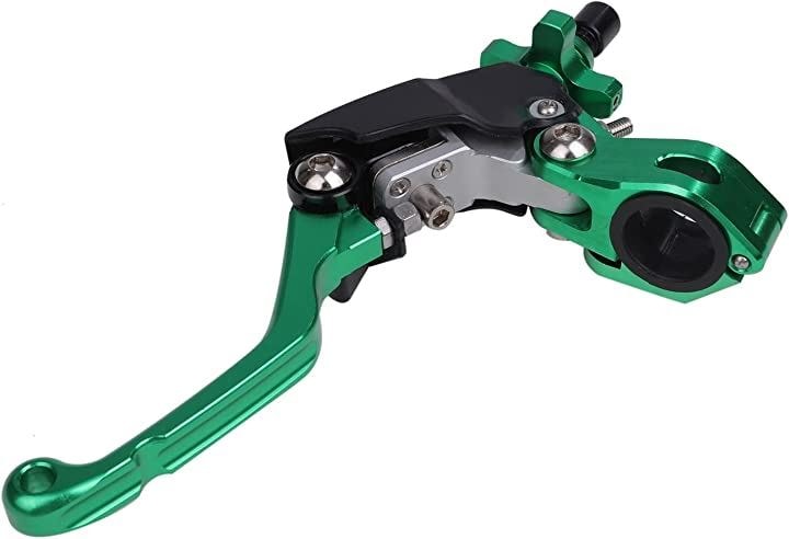 ウルトラライト クラッチ レバー ピボット パーチ YZ125 YZ250 XR250 SL230 WR250 セロー250 CRF125 CRF150 CRF250L 等(グリーン)