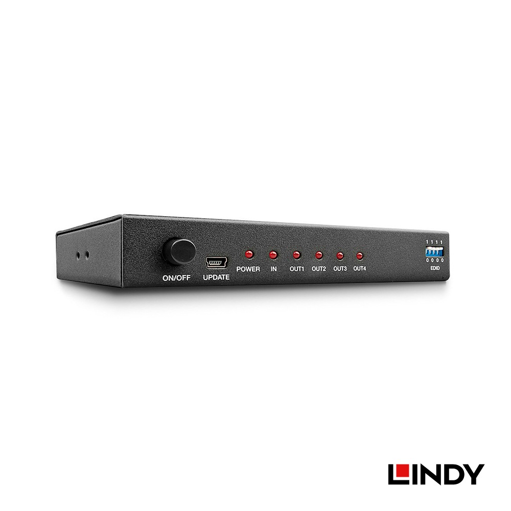 【38159】 LINDY HDMI 1.4スプリッタ 4K60Hz 4ポート
