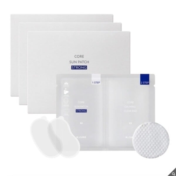 エムキュリー コア サンパッチ ストロング(透明タイプ) 4回分 x 3 cos