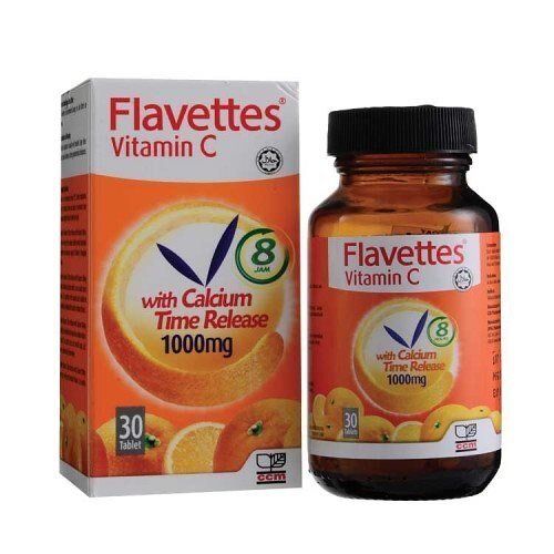その他 Flavettes Vitamin C with Calcium Time Release 1000mg 30s