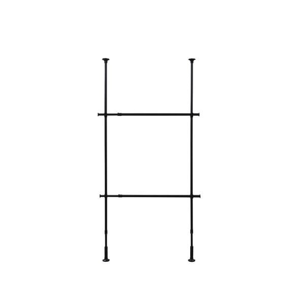 TWR2-1350 ブラック 突っ張りワードローブ メーカー直送