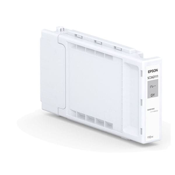 （まとめ買い）純正 インクカートリッジ グレー 110ml SC26GY11 [x3]