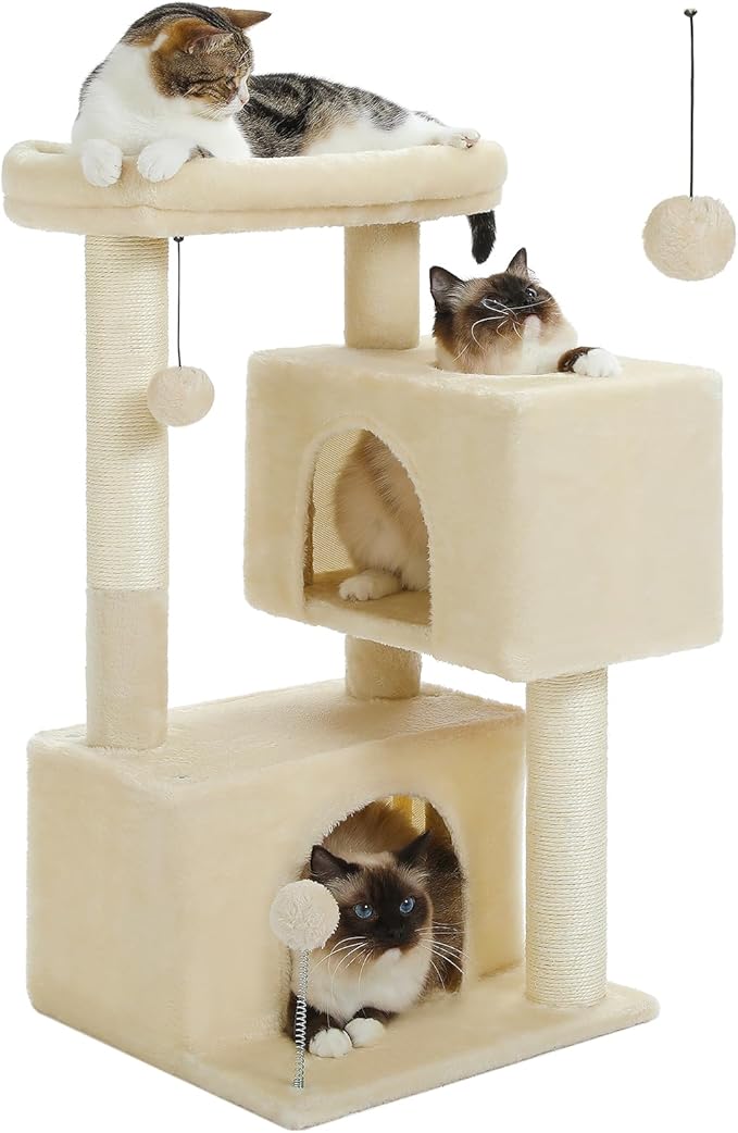 PAWZ Road キャットタワー 低い 低め ミニ スリム 大型猫用 猫タワー 爪研ぎ