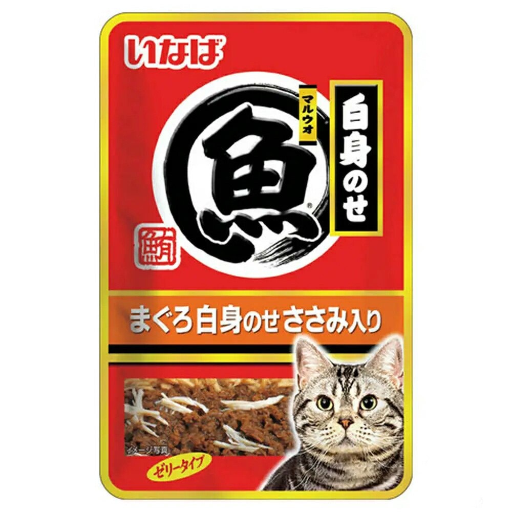 いなば　マルウオ　白身のせパウチ　まぐろ白身のせ　ささみ入り　４０ｇX９６　ＣＲＣ35―20―20―80―40