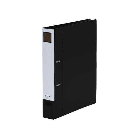 Dリングファイル脱・着 A4タテ とじ厚35 黒 10冊 キングジム 697-BK