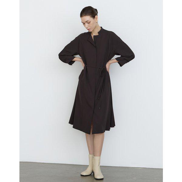 [24FW] ブラウンストラップAラインワンピース DLDR4D803W2