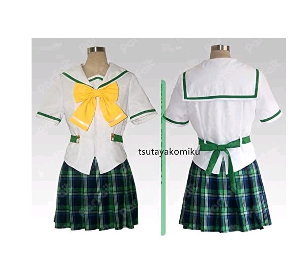 夜明け前のコスプレ衣装ラシリーナ女子高生夏服スタイル 靴ウィッグ別売り（靴とウィッグ追加可能）