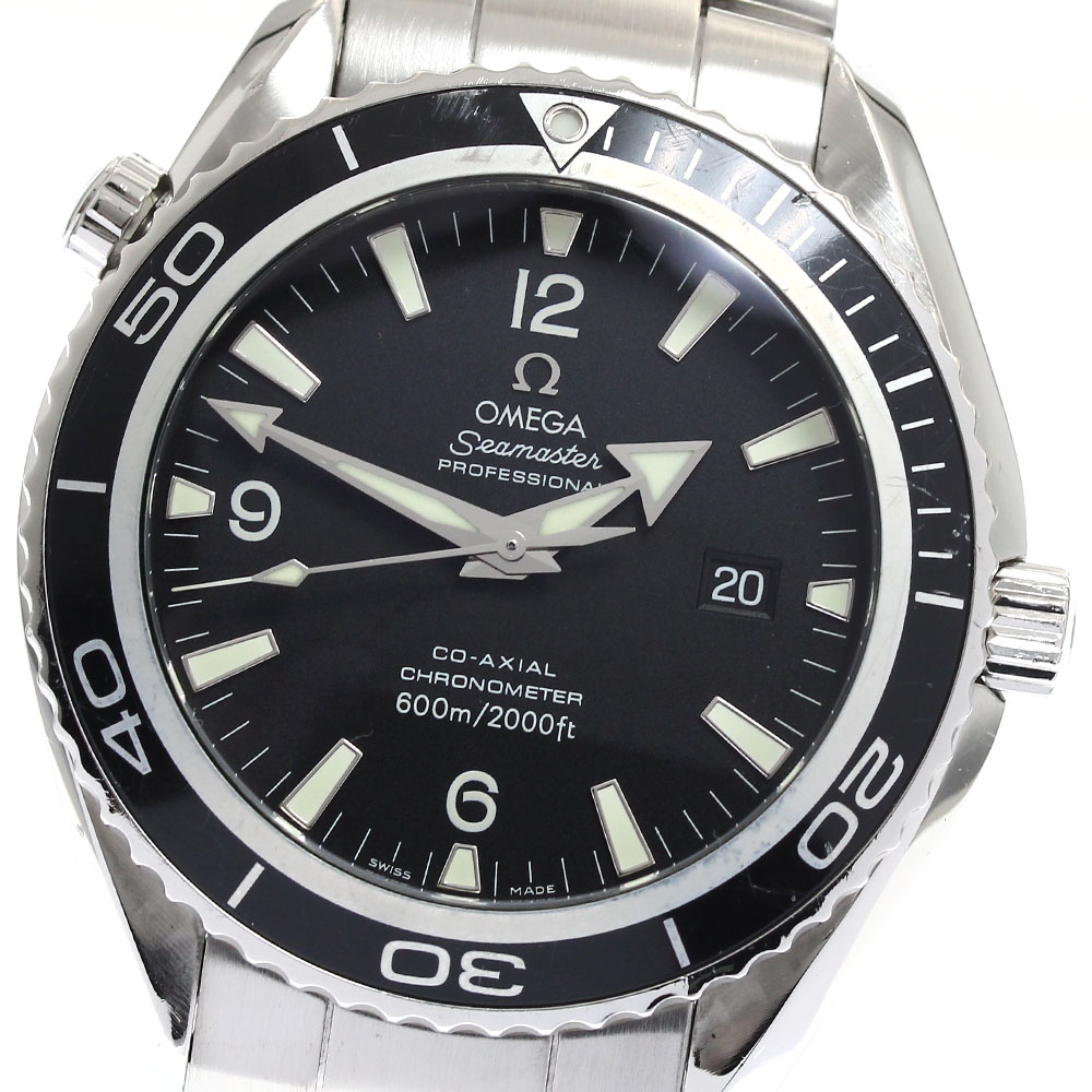 オメガ OMEGA 2200.50 シーマスター600 プラネットオーシャン デイト 自動巻き メンズ _888005【中古】