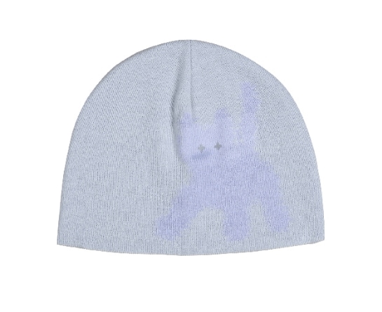 【aeae】 FLASHED CATS EYE BEANIE : COOL GREY