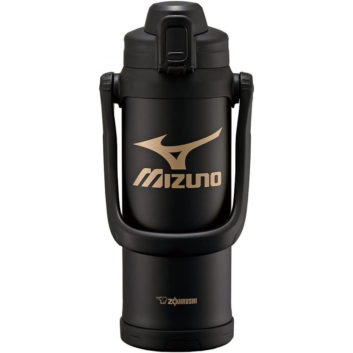 象印 マホービン 水筒 ミズノ 直飲み スポーツタイプ ステンレスクールボトル 2.0L ブラック SD-BX20-BA スポーツドリンク対応 アスリート 部活 大容量