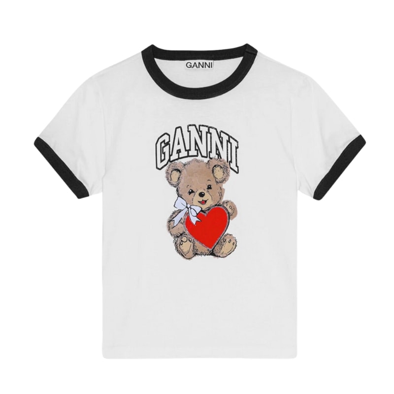 【新品 正規品】ベーシック ジャージー ベア Tシャツ ホワイト 韓国ファッション 韓国ブランド 話題アイテム