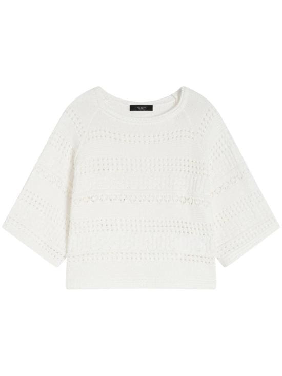 MAX MARA Women Tops 2615361033600WKIORCHE001 White