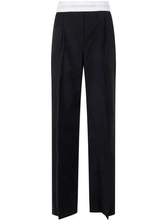 ALEXANDER WANG Women Flare Pants 1WC3244748 097 001 BLACK