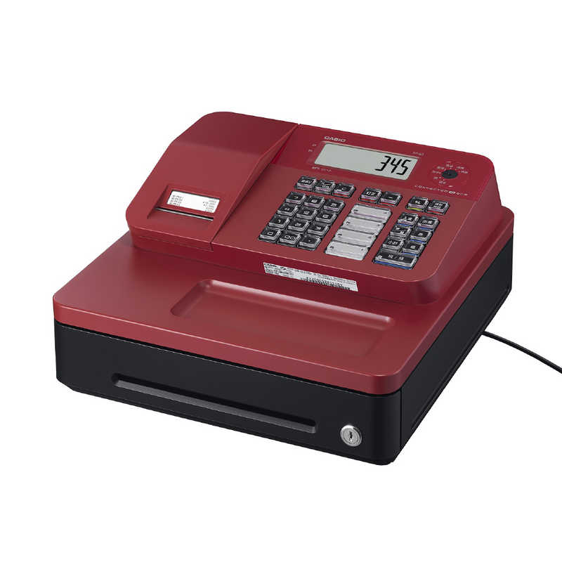 カシオ　CASIO　レジスター レッド　SR-G3-EX-RD