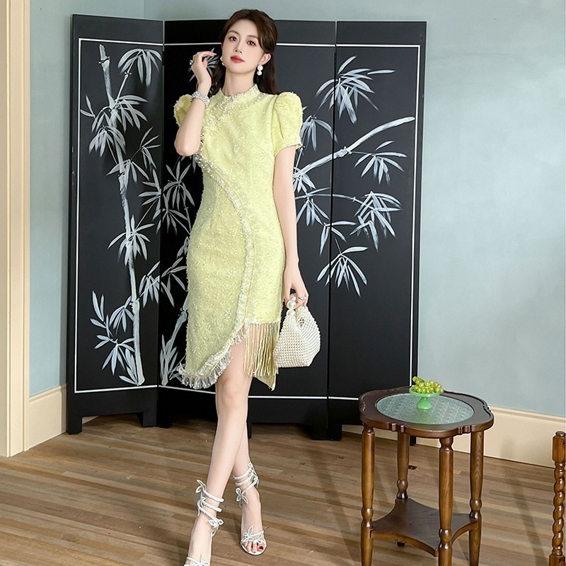 【JY.上品】 2025夏新品 チャイナドレス 中華風 ドレス パーティー キャバ 大人 同窓会 披露宴 卒業式 結婚式 演奏会 ウェディング 二次会 メガ割