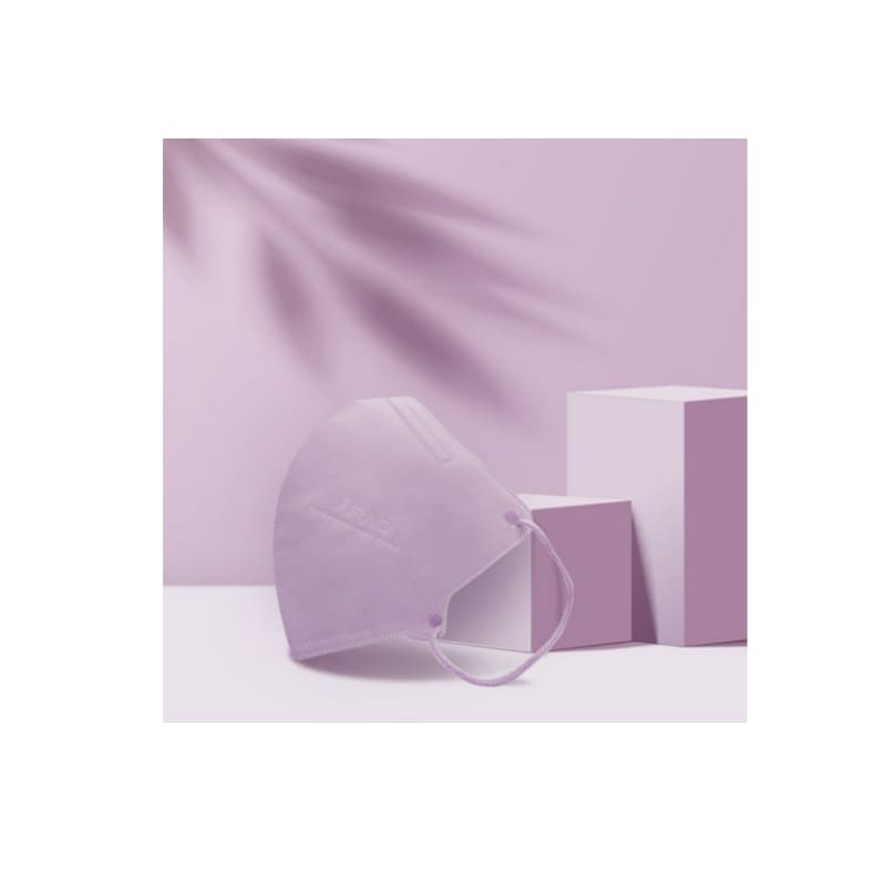 耳が楽で呼吸しやすい鳥かぶ型カラーマスクの国内生産(50枚)