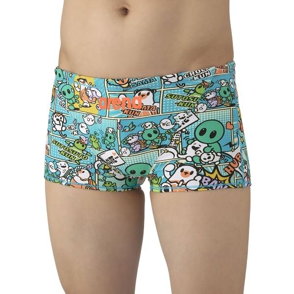 ARENA アリーナ トレーニングスパッツ ショートレッグ 水泳 水着メンズ競泳用 非公認 AS5FWM14M-GRBL