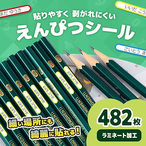 お名前シール 名前シール おなまえシール 防水 ネームシール 選べる 保育園 幼稚園 小学校 入園 入学 タグ ノンアイロン 小さいサイズ シンプル 鉛筆 えんぴつ