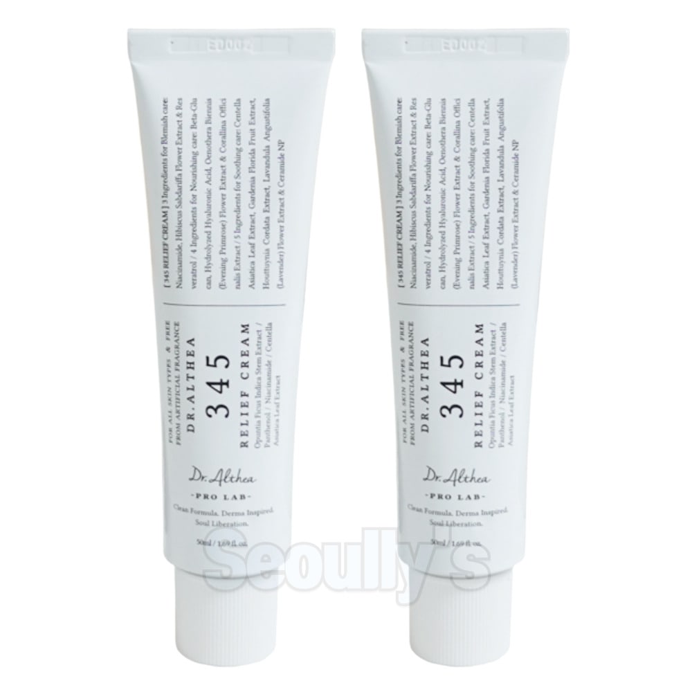 345 リリーフ フェイス クリーム, 50ml 2ea / ニキビケアに効果的