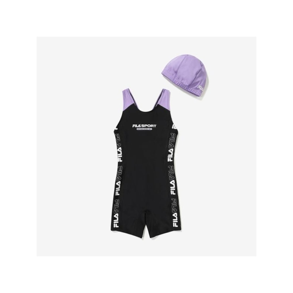 [FILA KIDS] アクアガールズサバイバル水着 (FK2SWG2A01F_BLK) Q0ZFK2SWG2A01FBLK