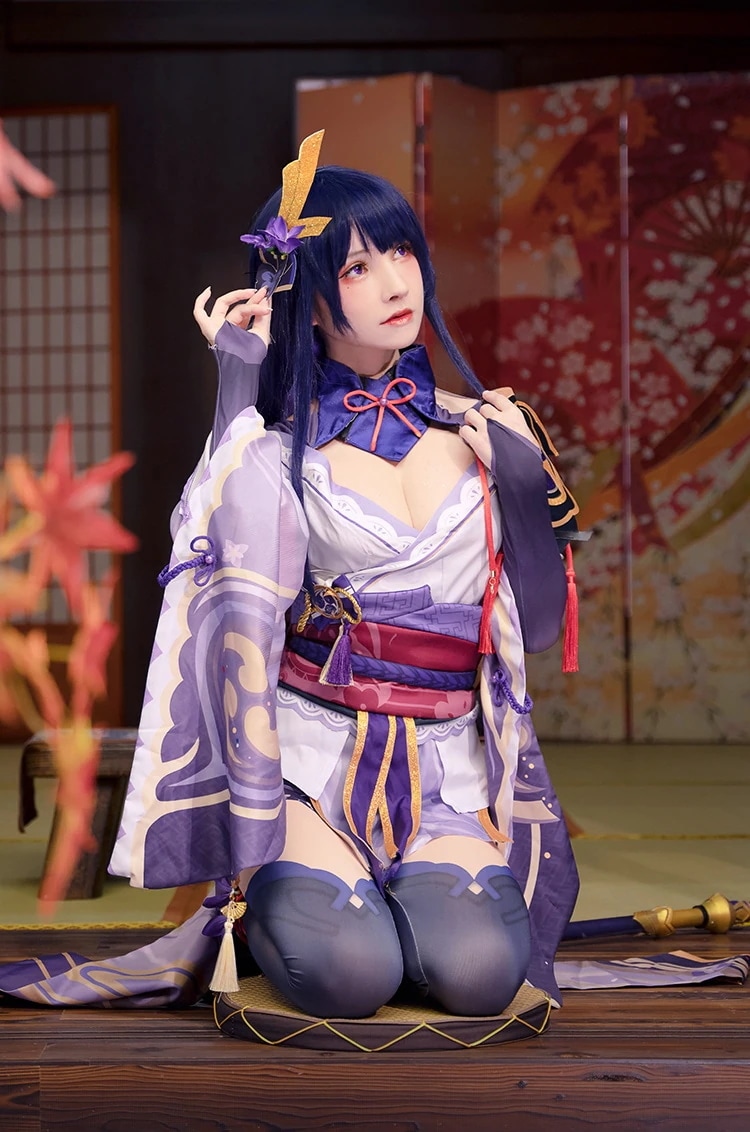 原神 げんしん genshin 雷神バアル コスプレ衣装 コスチューム期間限定30％