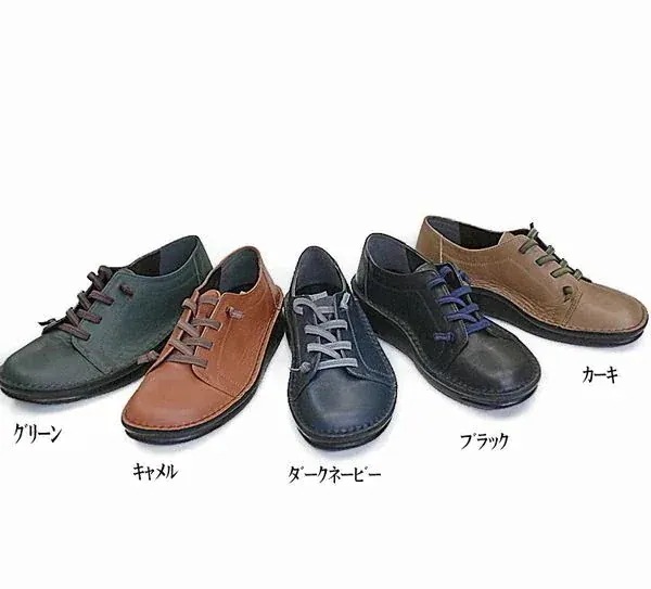 スニーカー レディースシューズ レディースファッション 靴 本革 ゴムレースアップ ウォーキングシュ