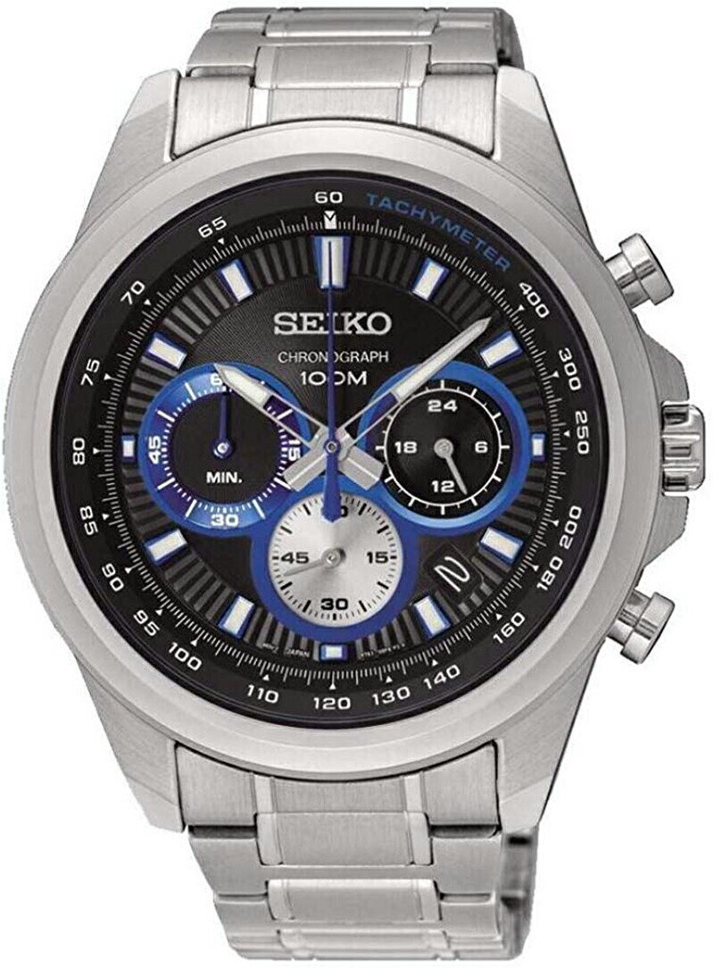 [10年保証] [訳あり品] [新品] SEIKO SSB243P1 [セイコーインポート] セイコー クオーツ クロノグラフ 100m防水 [逆輸入モデル]