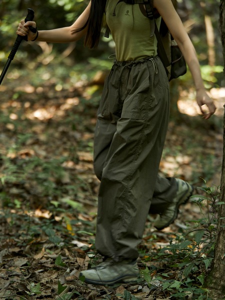 アウトドア登山ルーズオーバーオール