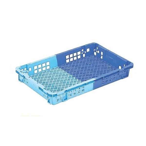 5個セット 業務用コンテナボックス/食品用コンテナー NF-M22 ダークブルー/ブルー 材質：PP