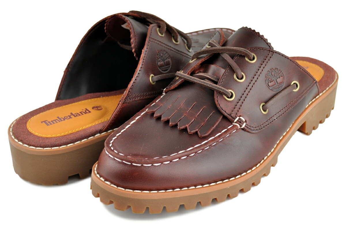 ノレーン ミュール シュー バーガンディ フルグレイン a4198-eiw