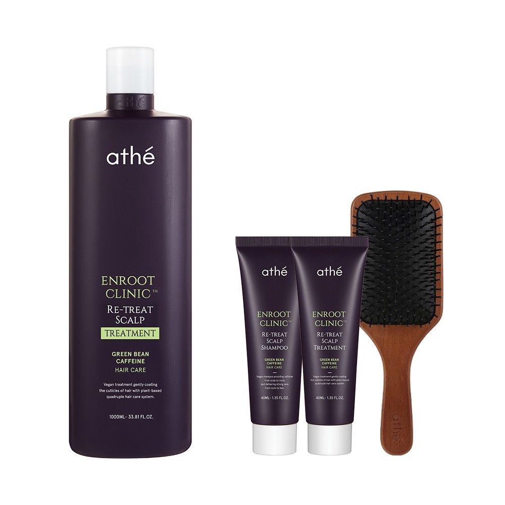 アテアンドルートクリニックスカルプトリートメント1L（+ブラシ+2種）