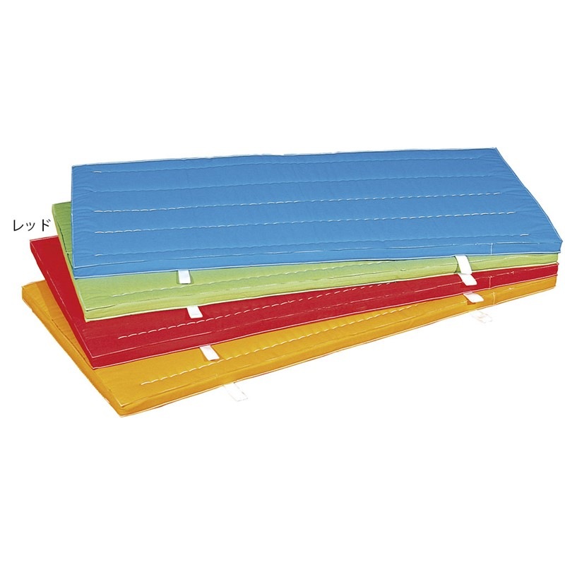 (代引き・個人宅・北海道・沖縄への配送不可)三和体育 カラ-マット レッド 90X180X52B 学校機器 マット (s9860)