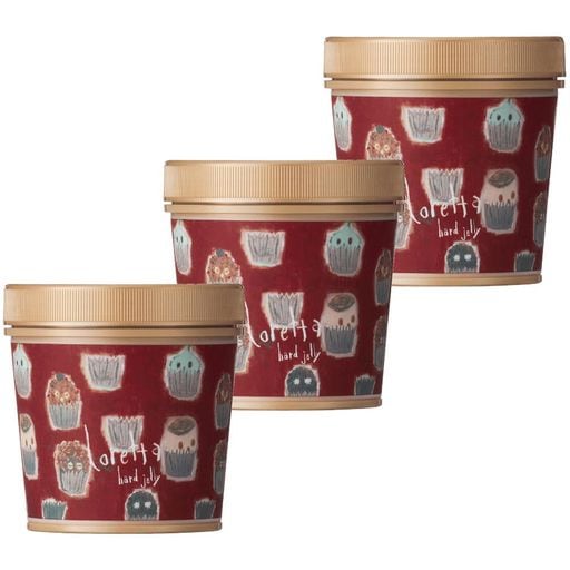 ロレッタ ハードゼリー 300g×3個セット [ローズの香り ヘアワックス ヘアケア スタイリング剤 スタイリングジェル ツヤ ウェット感]